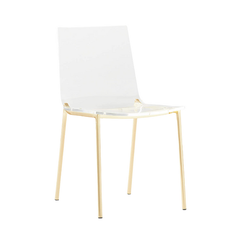 Acrylic Side Chair in Clear (Set of 2)