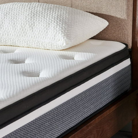 LivinVeluris 10-Inch Mattress: CertiPUR-US Certified, Coil Spring Support