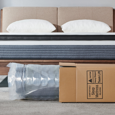 LivinVeluris 10-Inch Mattress: CertiPUR-US Certified, Coil Spring Support