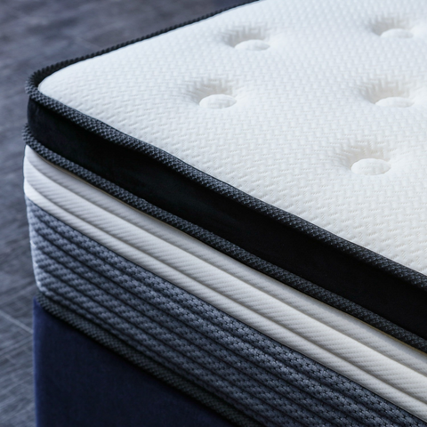 LivinVeluris 10-Inch Mattress: CertiPUR-US Certified, Coil Spring Support