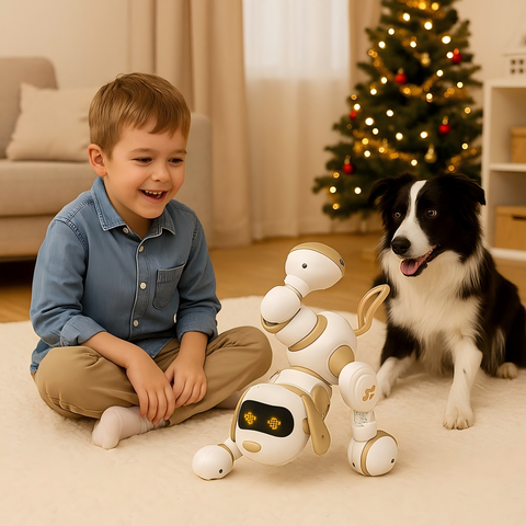 Smart Robot Dog – Interactive Gesture & Voice-Controlled Tech Toy for Kids Ages 3+