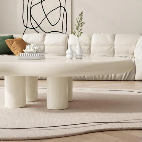 Cream White Cloud Coffee Table