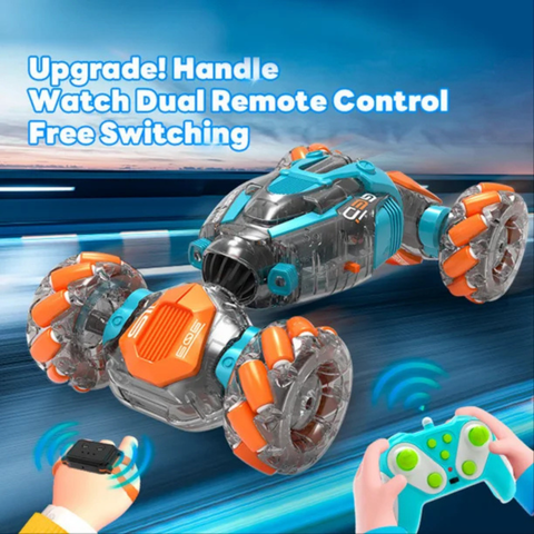 Gesture Control Stunt RC Car with Watch Remote, 360° Flips & All-Terrain 4WD
