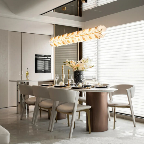 Lisbona Upholstered Brushed Metal Chair