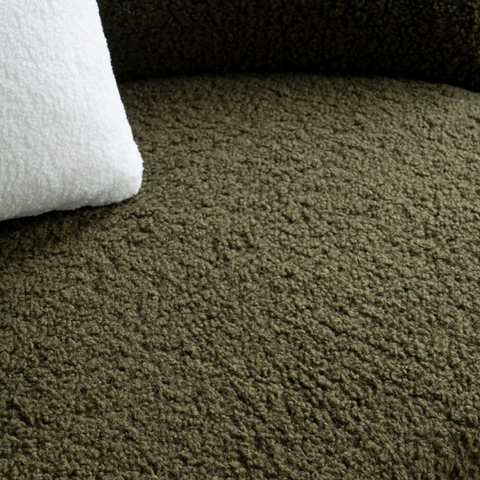 102" Modern Upholstered Olive Green Sofa