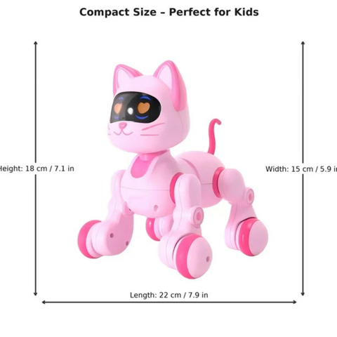 Happy Kitten Robot Cat – Interactive Remote & Touch-Controlled Robotic Pet for Kids Ages 3+