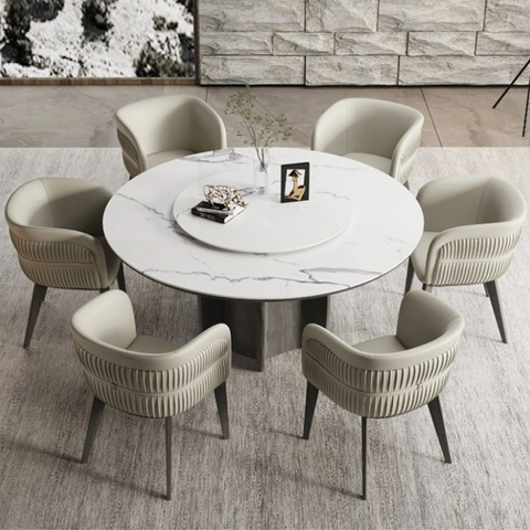 Semi-Circular Nordic Luxury Accent Chair