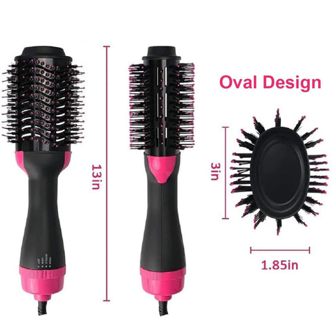 Hot Air Brush,4-in-1 One Step Hair Dryers & Blower Brush With Negative Ions for Reducing Frizz and Static