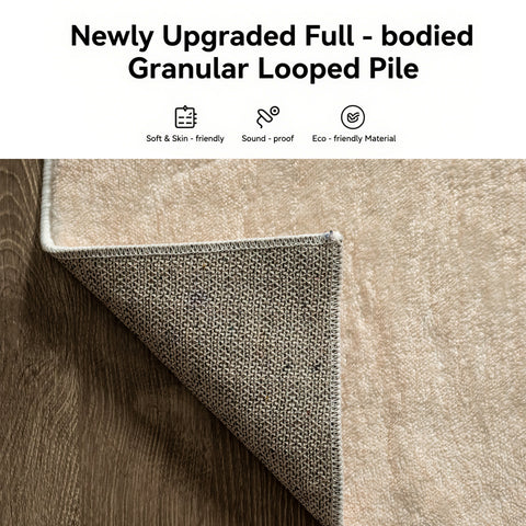 Area Rug Living Room Rugs - Washable Neutral Modern Abstract Soft Thin Large Rug Indoor Floor No Slip Rug Carpet for Bedroom