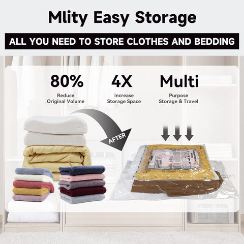 Electric Vaccum Bags- Space Saver Compression Bags for Clothes, Bedding & Travel