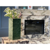 Italian Cuboid Marble Vase