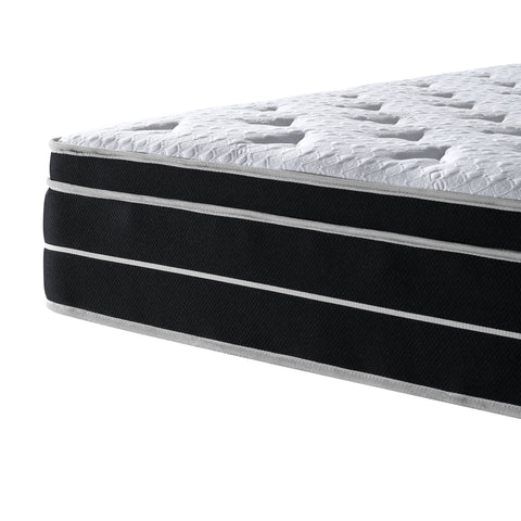 LivinVeluris Prestige 14-Inch Mattress: CertiPUR-US Certified, Coil Spring Support