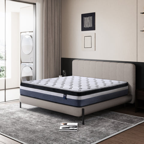 LivinVeluris Classic 10-Inch Mattress: CertiPUR-US Certified, Coil Spring Support:Newly Stocked