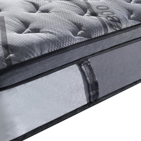 LivinVeluris Epic Bamboo 14-Inch Mattress: CertiPUR-US Certified, Coil Spring Support