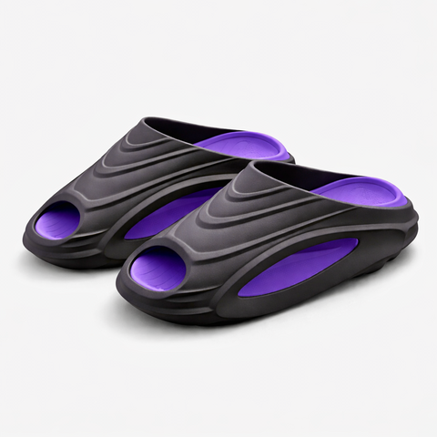 Unisex Soft Pillow Slides – Thick Sole Open Toe Sandals for Indoor & Outdoor Non-Slip Comfort