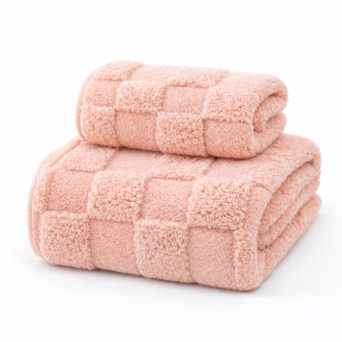 Ultra-Soft Luxury Cotton Towel Set – Plush, Absorbent & Spa-Quality Comfort, Set of 2, Beige