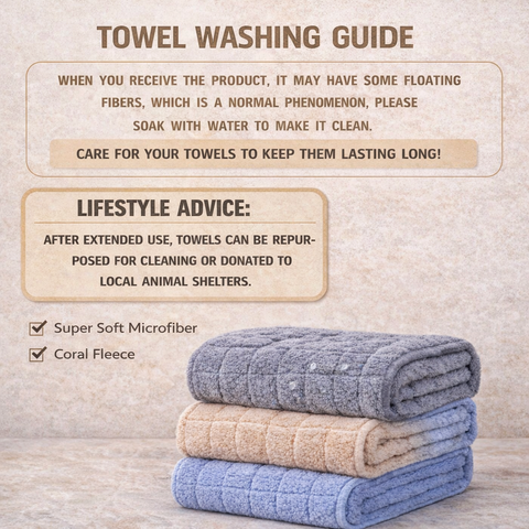 Ultra-Soft Luxury Cotton Towel Set – Plush, Absorbent & Spa-Quality Comfort, Set of 2, Gray