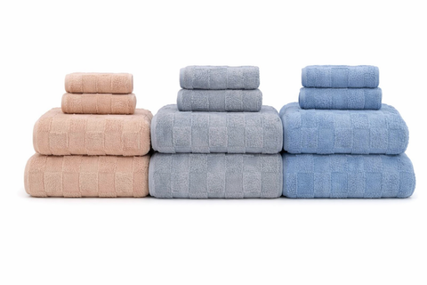 Ultra-Soft Luxury Cotton Towel Set – Plush, Absorbent & Spa-Quality Comfort, Set of 2, Beige