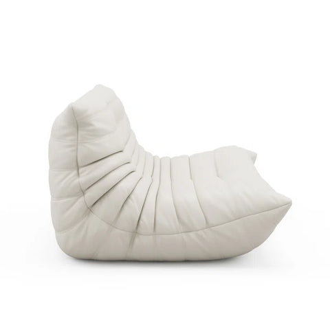 Faux Leather/ Silicone Rubber Bean Bag Sofa (Upgraded Version)