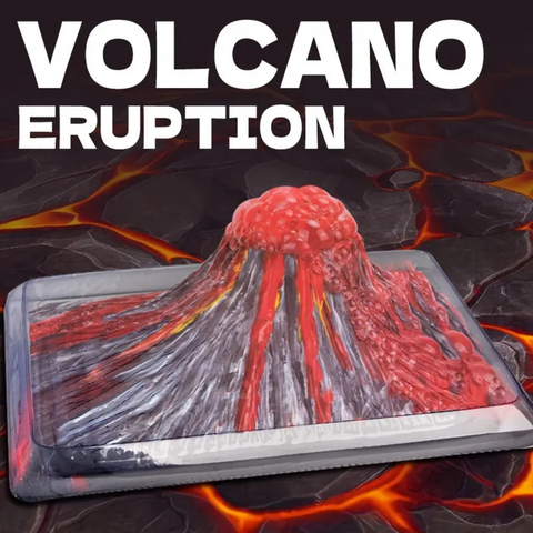 Volcano Science Kit for Kids – Eruption Experiment Set for age 8+, STEAM Educational Toys for Boys & Girls – Fun Geology Learning Project for Classroom or Home