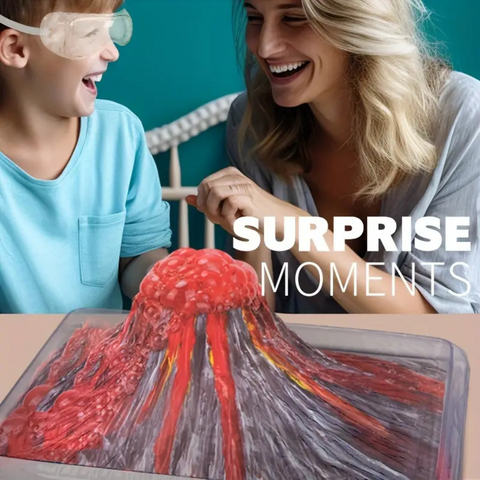 Volcano Science Kit for Kids – Eruption Experiment Set for age 8+, STEAM Educational Toys for Boys & Girls – Fun Geology Learning Project for Classroom or Home