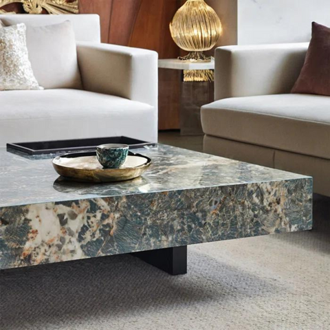 Slate Marble Coffee Table