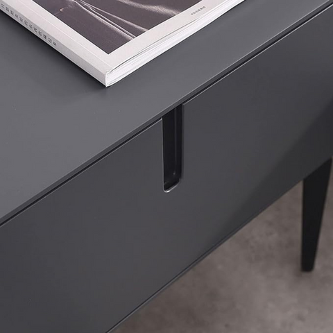 1-Drawer Grey Spider Nightstand
