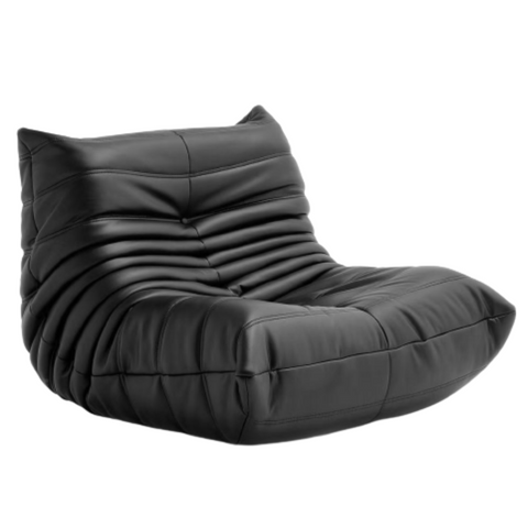 Upgraded Versiin-Microfiber Leather Bean Bag Sofa