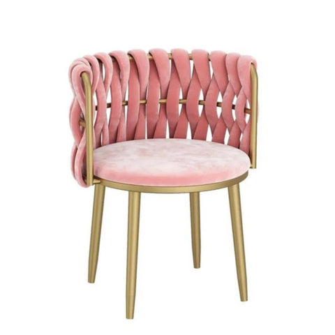 Modern Accent Chair With Velvet Upholstery