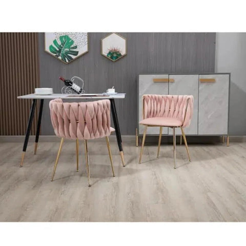 Modern Accent Chair With Velvet Upholstery