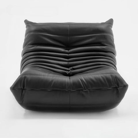 Upgraded Versiin-Microfiber Leather Bean Bag Sofa