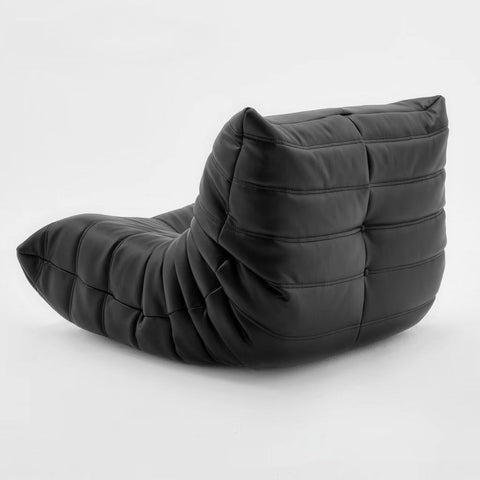 Upgraded Versiin-Microfiber Leather Bean Bag Sofa